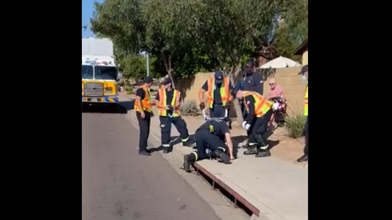 (Twitter Screenshot/@GlendaleFire)...