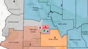 Arizona redistricting commission approves starting-point grid maps