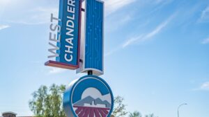 City puts up new signage as part of West Chandler branding effort