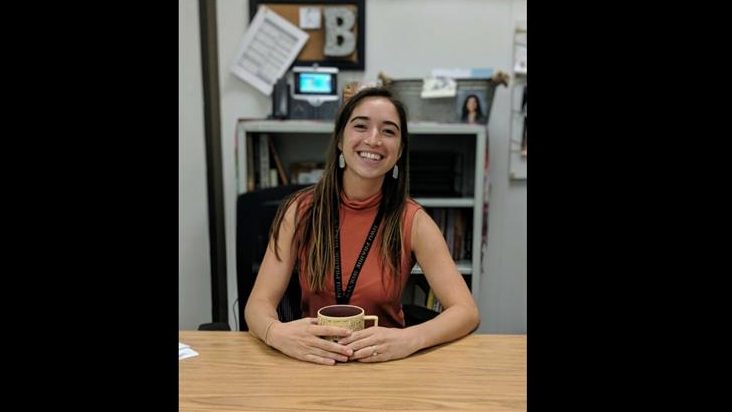 Gabriella Brown was nominated for Gaydos and Chad's Teacher Tribute for the month of October. (Phot...