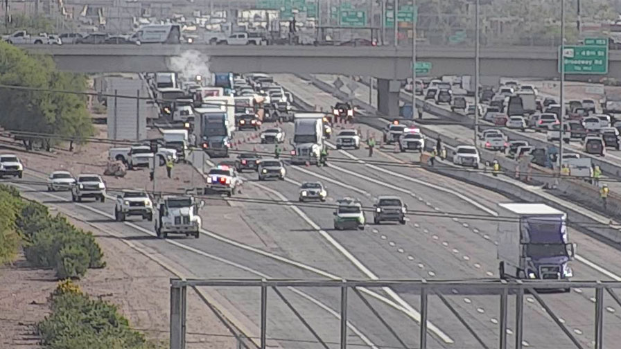 (Arizona Department of Transportation Traffic Camera)...