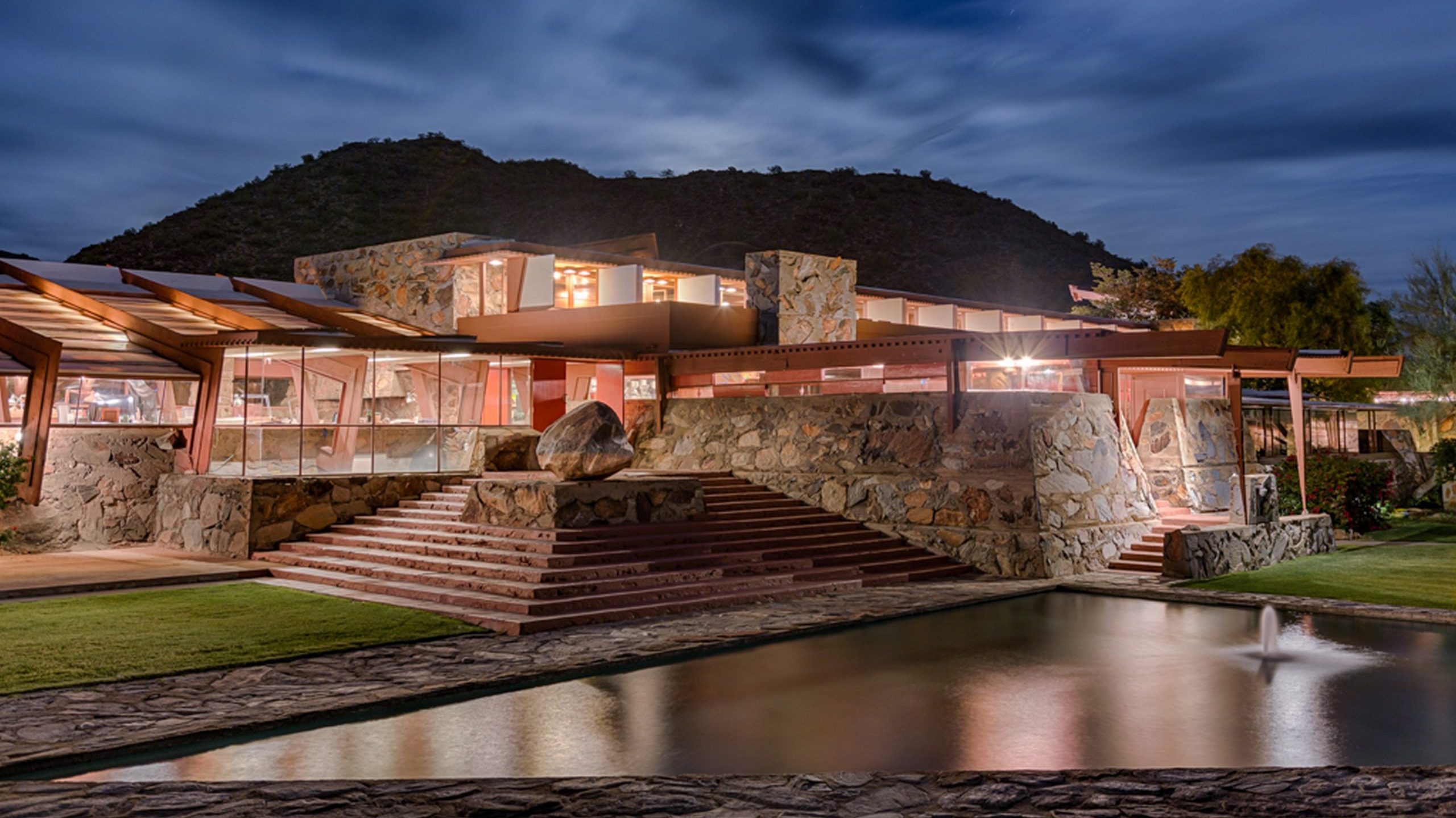 Taliesin West (Andrew Pielage/Frank Lloyd Wright Foundation)...