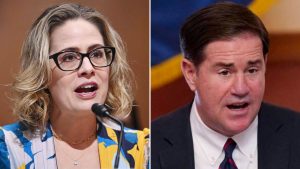 Arizona Gov. Doug Ducey gives Sen. Kyrsten Sinema credit for filibuster stance