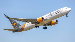 Condor Airlines flight from Phoenix Sky Harbor Airport to Germany returning after hiatus