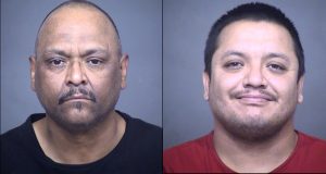 Mesa police arrest 2 men after large amount of drugs, weapons found