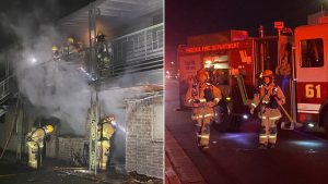 Central Phoenix apartment fire apparently started when candle got knocked over