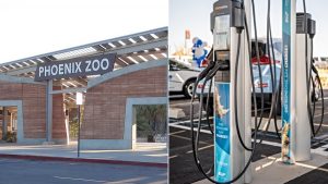 Electric vehicle charging station goes live at Phoenix Zoo