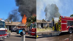 2 Phoenix houses, 1 undergoing renovations, damaged in fire