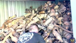 Man arrested after 1,200 catalytic converters found in Phoenix storage unit