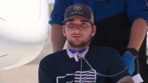 Nearly 6 months after shooting, Phoenix Officer Tyler Moldovan returns home