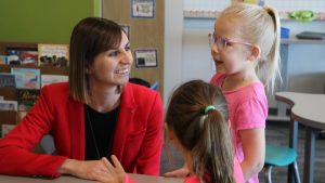 Arizona schools chief Kathy Hoffman again urges Legislature to waive spending cap