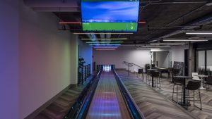 Property management company rolls out new Phoenix HQ with bowling alley