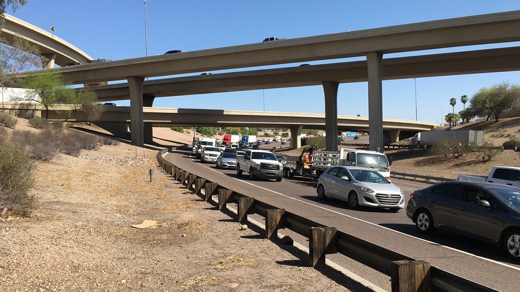SR 51 ramp to I-10 West closing Sunday night for maintenance
