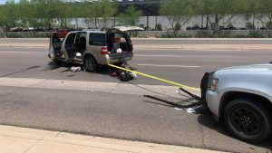 Mesa police use Grappler device to stop stolen vehicle carrying 4 suspects