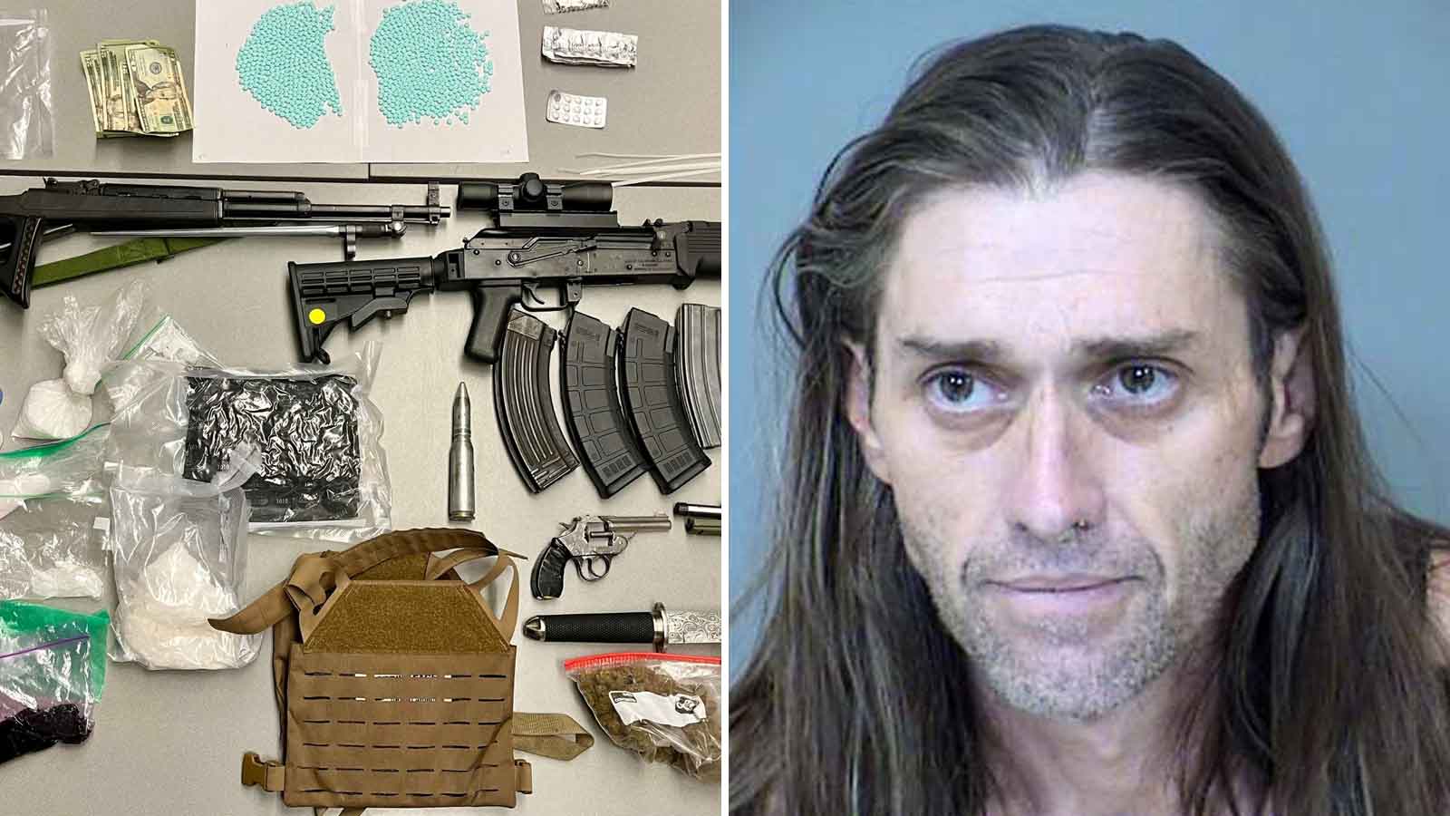 Donald Garwood was arrested July 7, 2022, on multiple counts related to drugs and guns. (Phoenix Po...