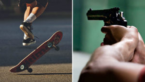 Gilbert police seize gun seen in viral video of man confronting skateboarder