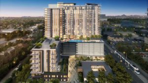 Going up: Work underway on 23-story high-rise apartment building in downtown Phoenix