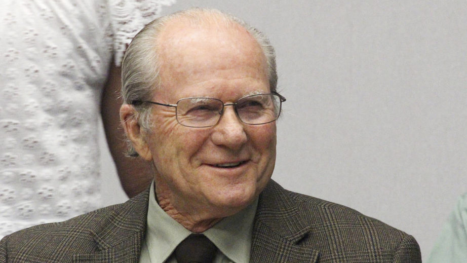 FILE - Arizona Corporation Commission Chairman Bob Burns smiles during a meeting, Thursday, June 20...