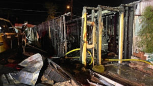 Owner rescued from burning mobile home in north Phoenix