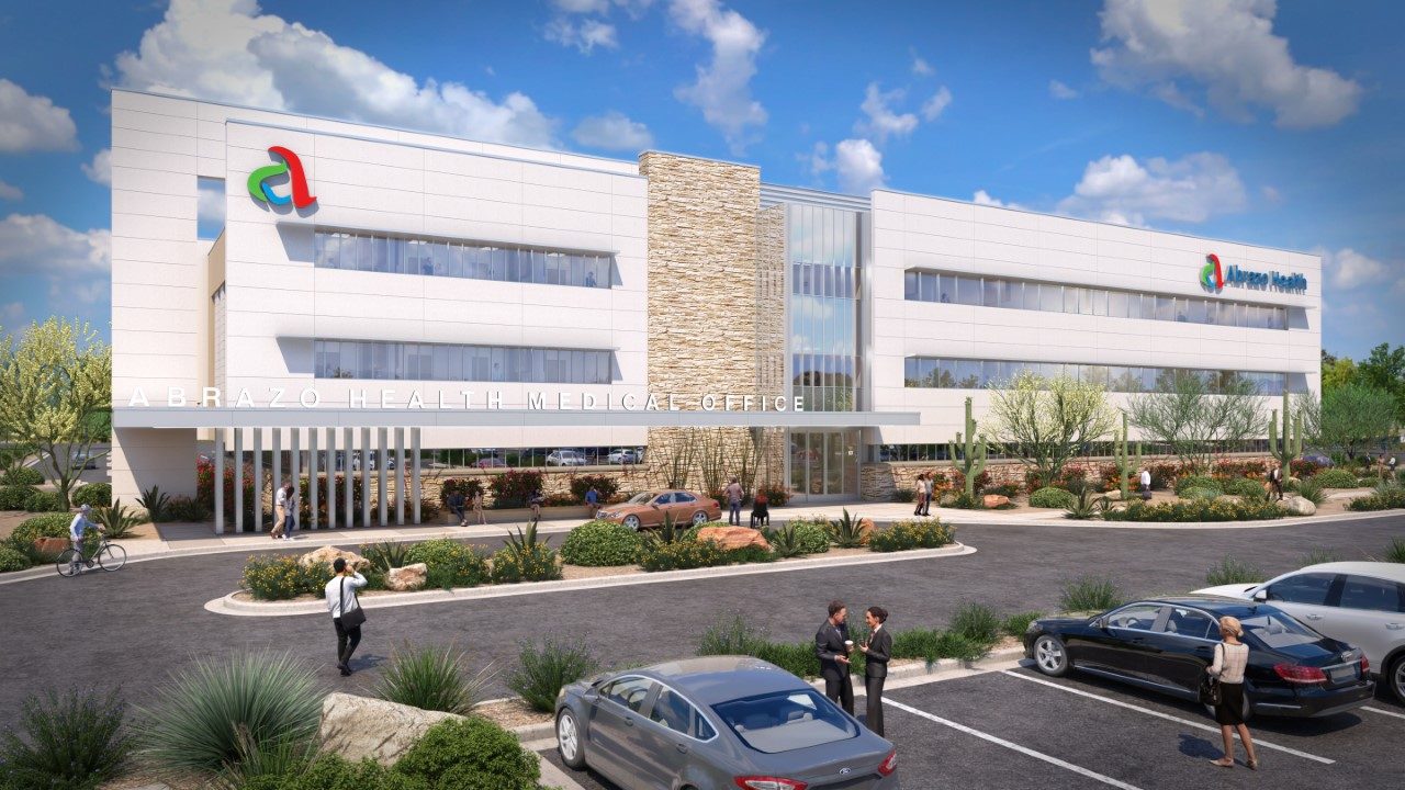Abrazo Health released a rendering of its first phase of development set to begin in the coming mon...