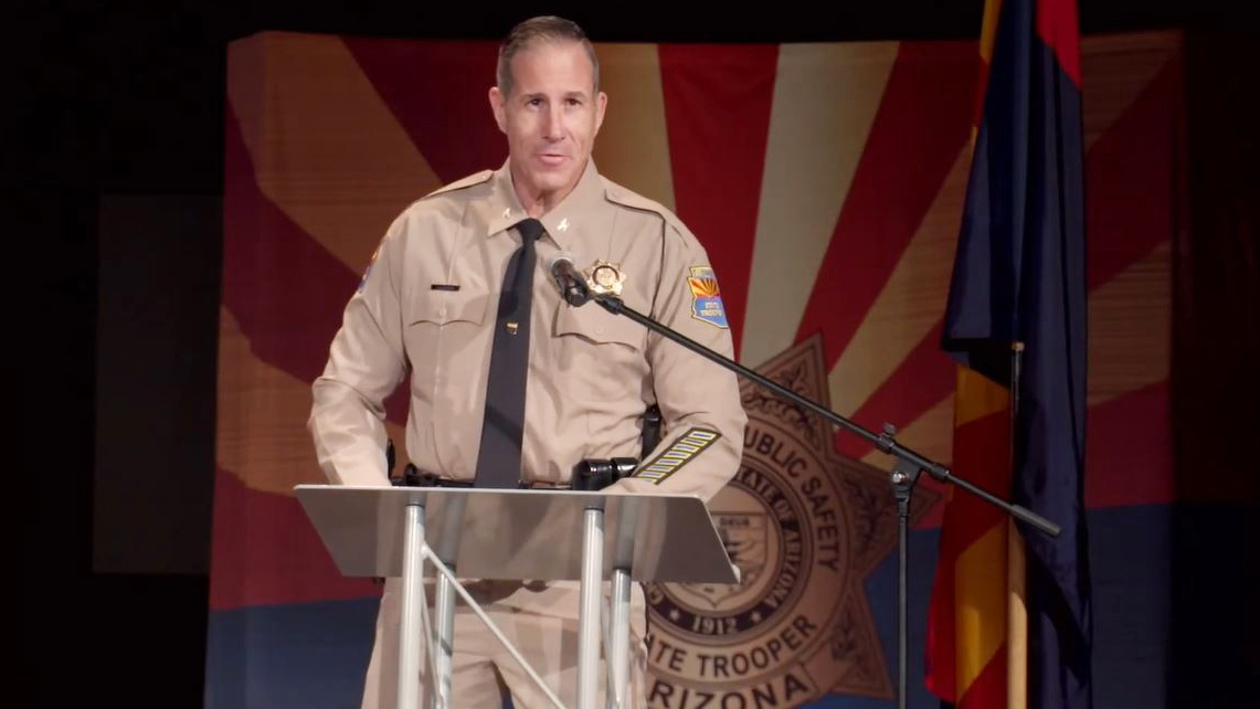 Arizona Department of Public Safety Director Col. Heston Silbert (Screenshot via Arizona Department...