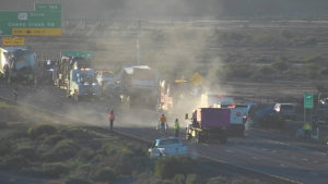 Multivehicle crash shuts down I-10 near Queen Creek Road for hours