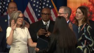Arizona Gov. Hobbs calls for unity, promises to work with political rivals in inauguration speech