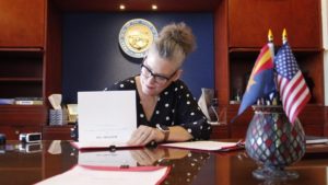Arizona Gov. Katie Hobbs, as expected, vetoes Republicans' 'skinny budget'
