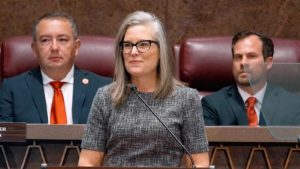 Arizona Gov. Hobbs says she won't sign Republicans' 'skinny budget'