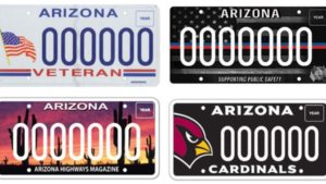 Here are the top 10 most popular specialty license plates in Arizona in 2022