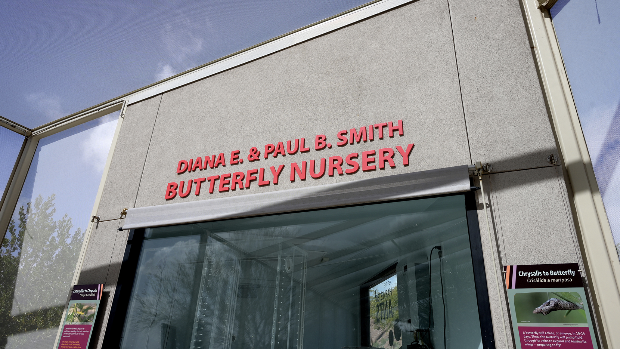 The Diana E. and Paul B. Smith Butterfly Nursery inside the Desert Botanical Garden’s Majestic Ma...
