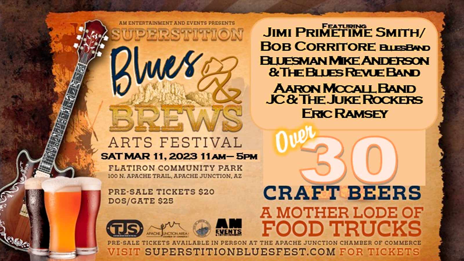 (Superstition Blues and Brews Arts Festival)...