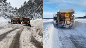 Arizona snowplow operators lauded as 'heroes of the highways' after busy winter