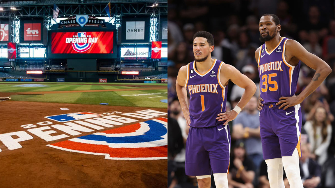 (Twitter Photo/Arizona Diamondbacks, left, Christian Petersen/Getty Images, right)...