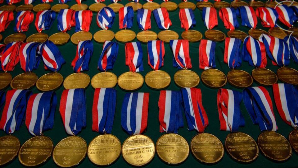 U.S. Presidential Scholars medallions. (U.S. Presidential Scholars/Facebook)...