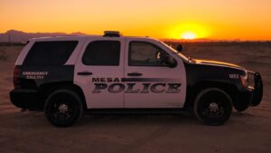 Mesa armed robbery suspect dead after being shot by police officer