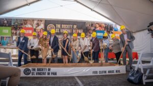 Ground breaks on 100-bed temporary housing facility in Phoenix