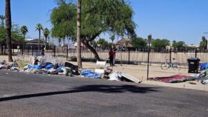 2nd block cleared out in Phoenix's Zone homeless encampment