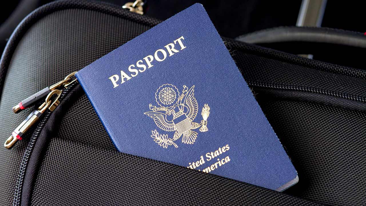 Stock photo of a U.S. passport. An Arizona man was recently found guilty of lying about his partici...