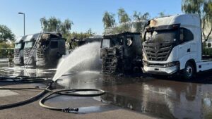 Nikola suspects foul play in electric semi-truck fires at Phoenix headquarters