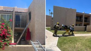 Scottsdale firefighters rescue woman from 2nd-floor apartment blaze
