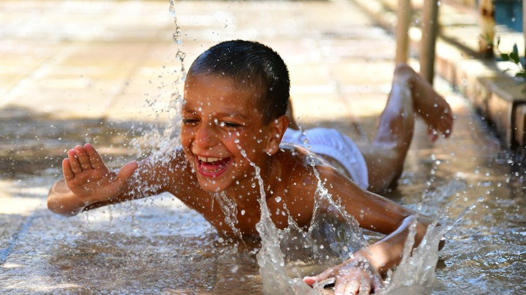 (Photo by Ammar Safarjalani/Xinhua via Getty Images)...