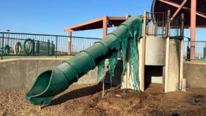 Fireworks blamed for fire that melted playground slides at Chandler park