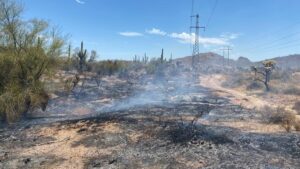 State Route 88 re-opens northeast of Apache Junction following brush fire