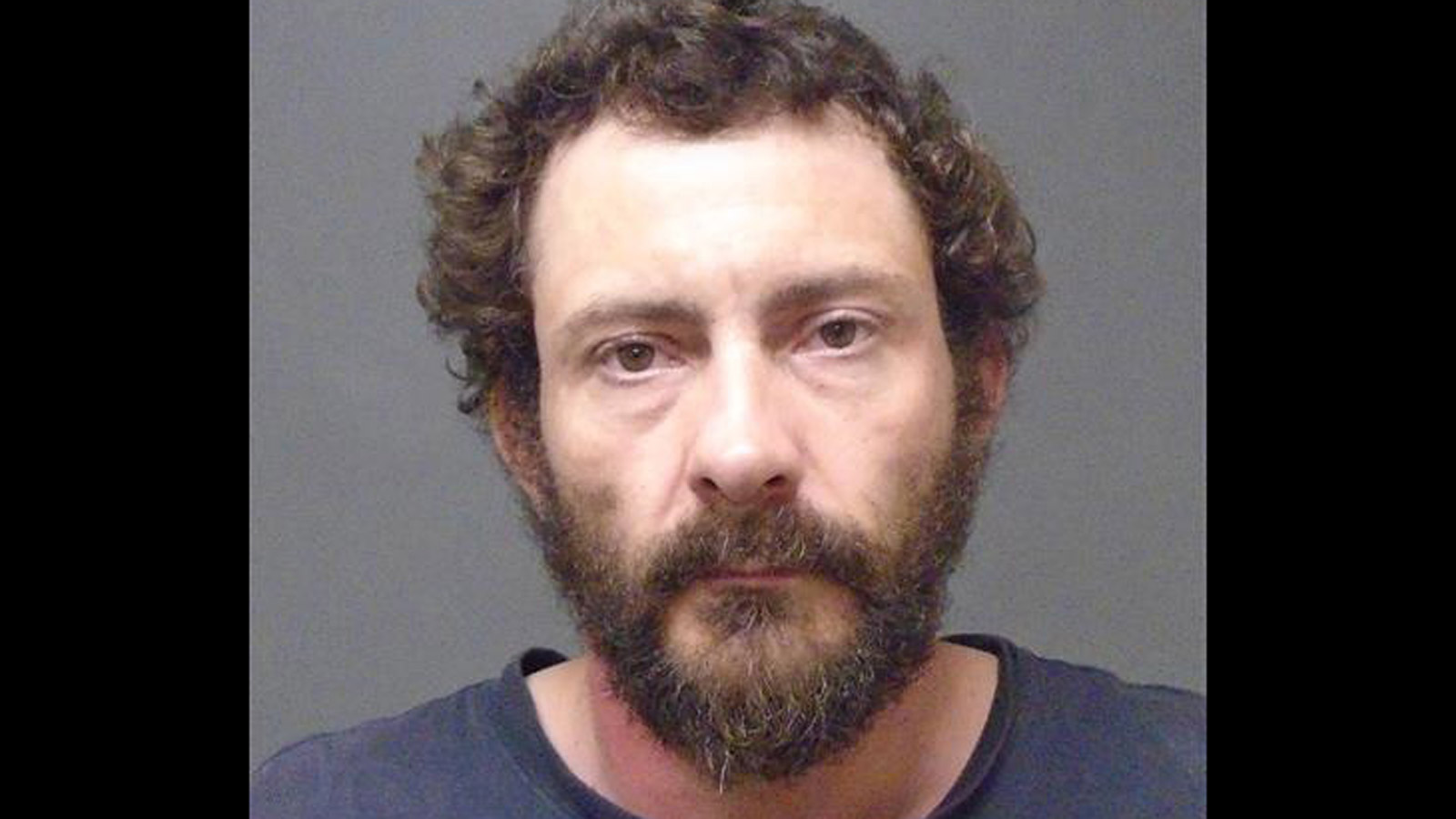 Booking photo of John Stettler, who was arrested after his girlfriend was killed in a collision bet...