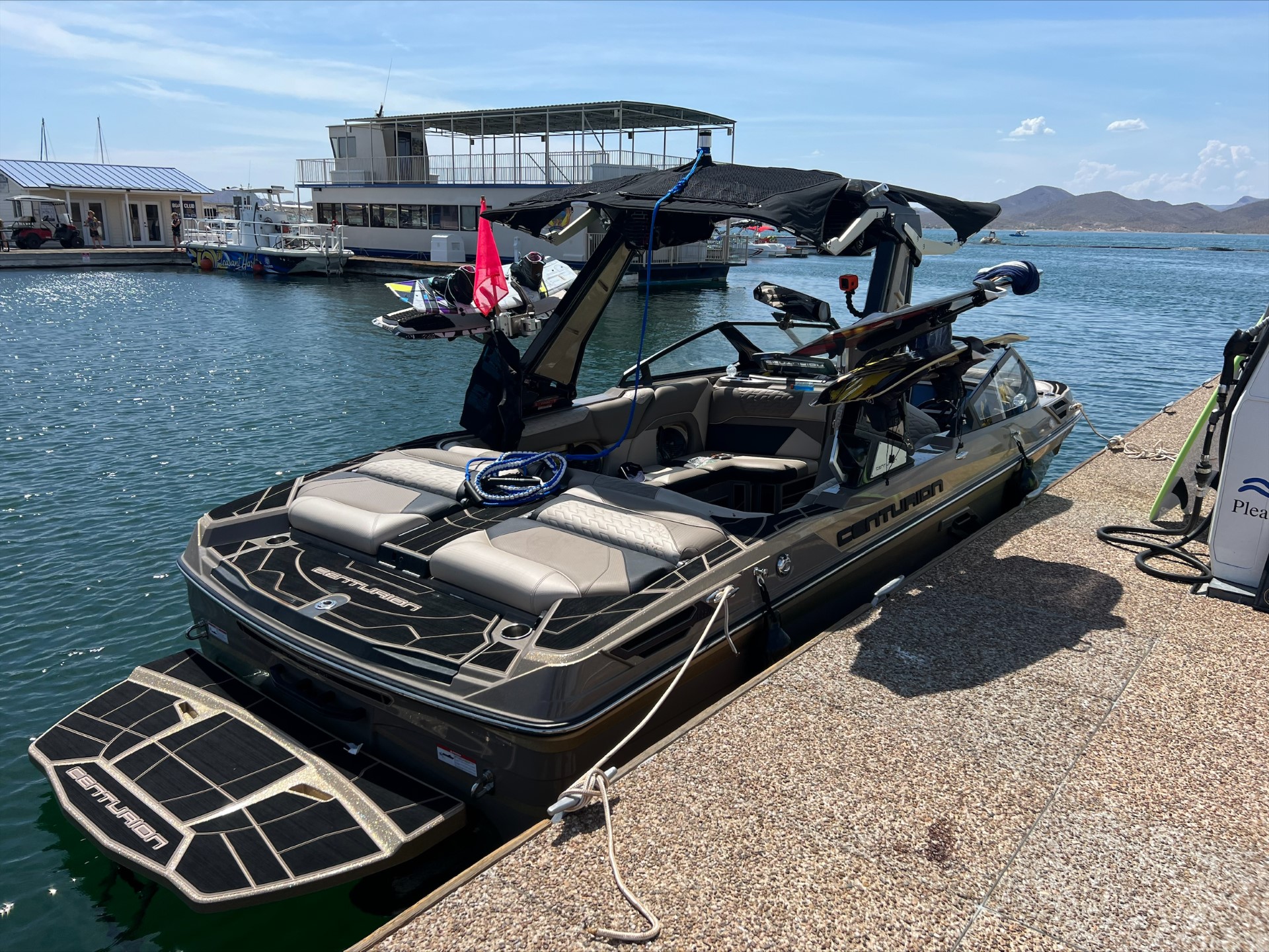 A six-year-old child is dead after being struck by a boat in Lake Pleasant on Friday, July 28, 2023...