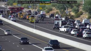 NB Loop 101 reopens in Scottsdale after wrong-way crash shut it down