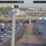 people on freeway looking for bullet casings Phoenix
