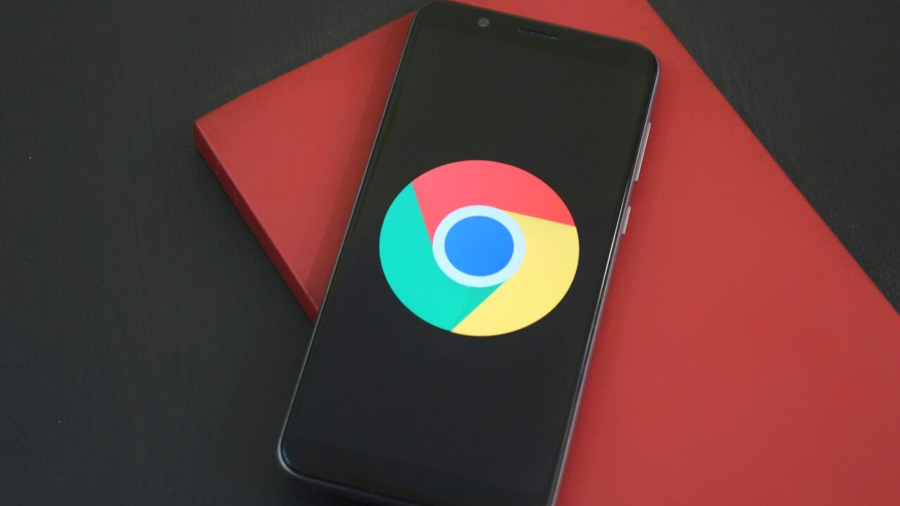 phone displaying Google sign...