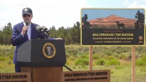 Watch: Joe Biden speaks about creating Grand Canyon monument